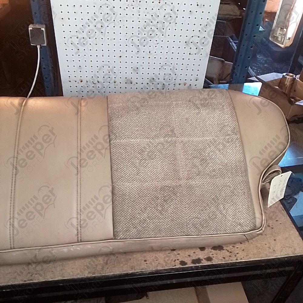 Occasion : Assise banquette arrière grise en tissu/cuir pour Jeep Cherokee XJ