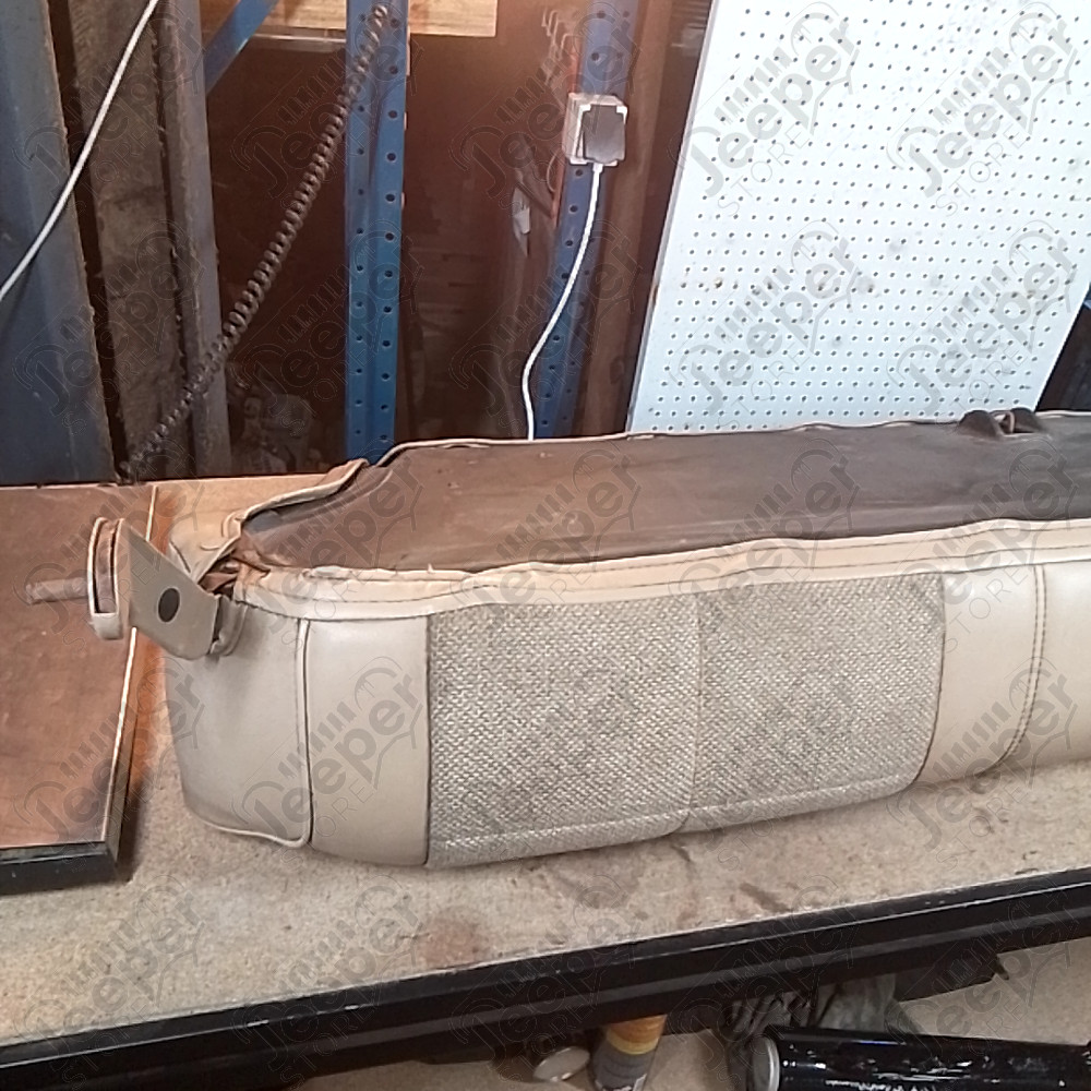 Occasion : Assise banquette arrière grise en tissu/cuir pour Jeep Cherokee XJ