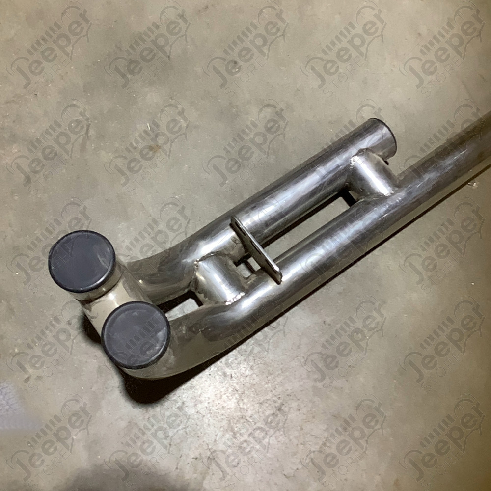Occasion : Pare chocs arrière tubulaire acier / inox sans fixation pour Jeep Wrangler JK