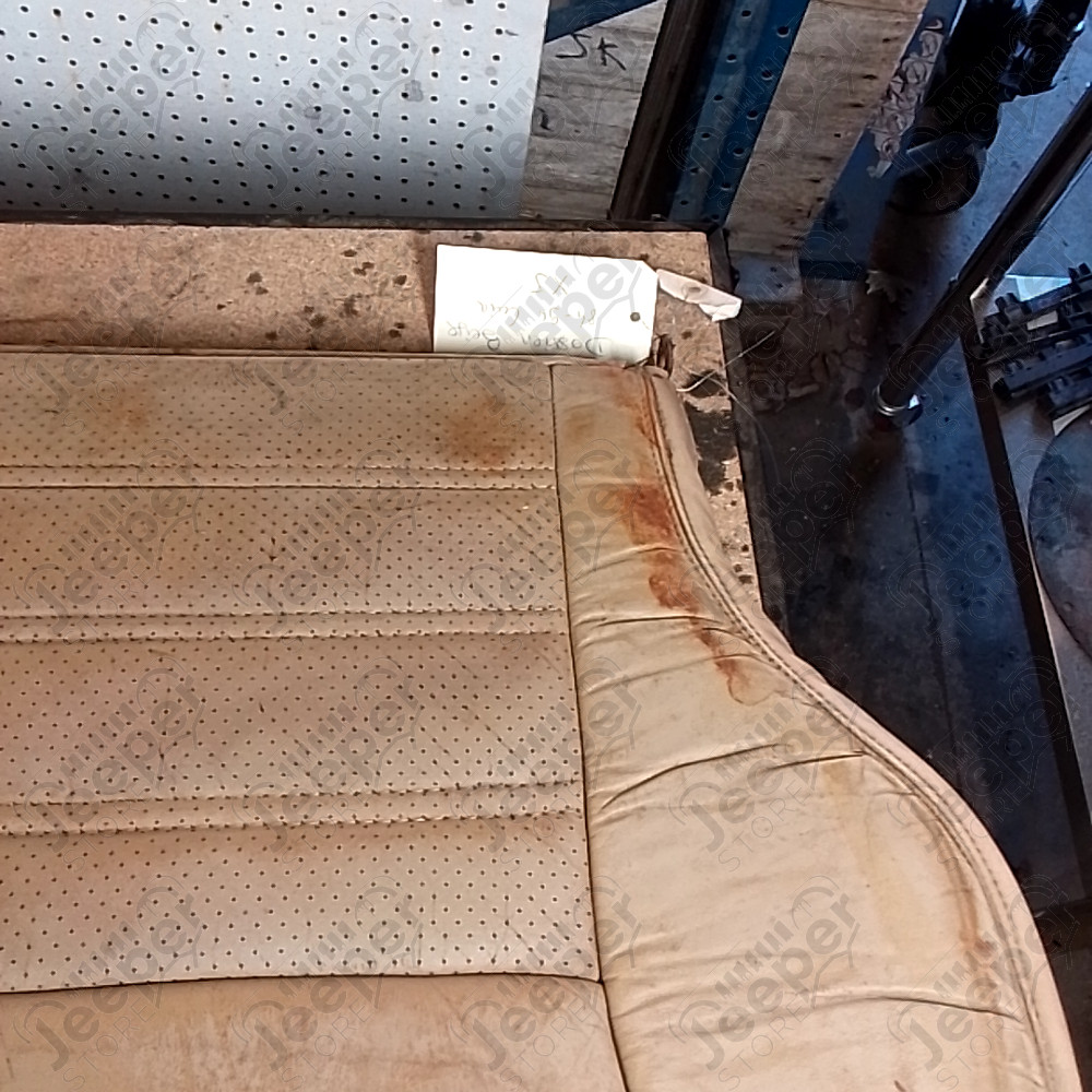 Occasion : Dossier banquette arrière beige en cuir pour Jeep Cherokee XJ