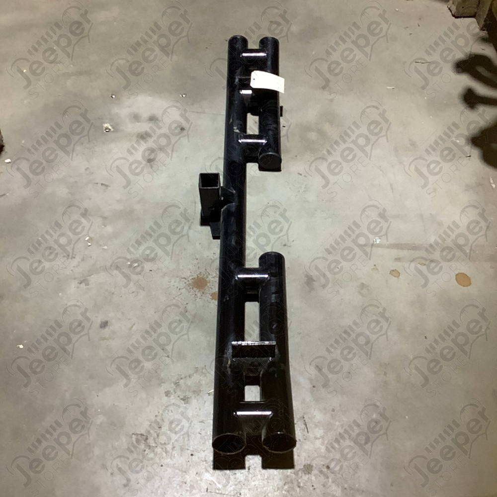 Occasion : Pare chocs arrière noir tubulaire avec attelage USA pour Jeep CJ5, CJ6, CJ7, CJ8, YJ, TJ