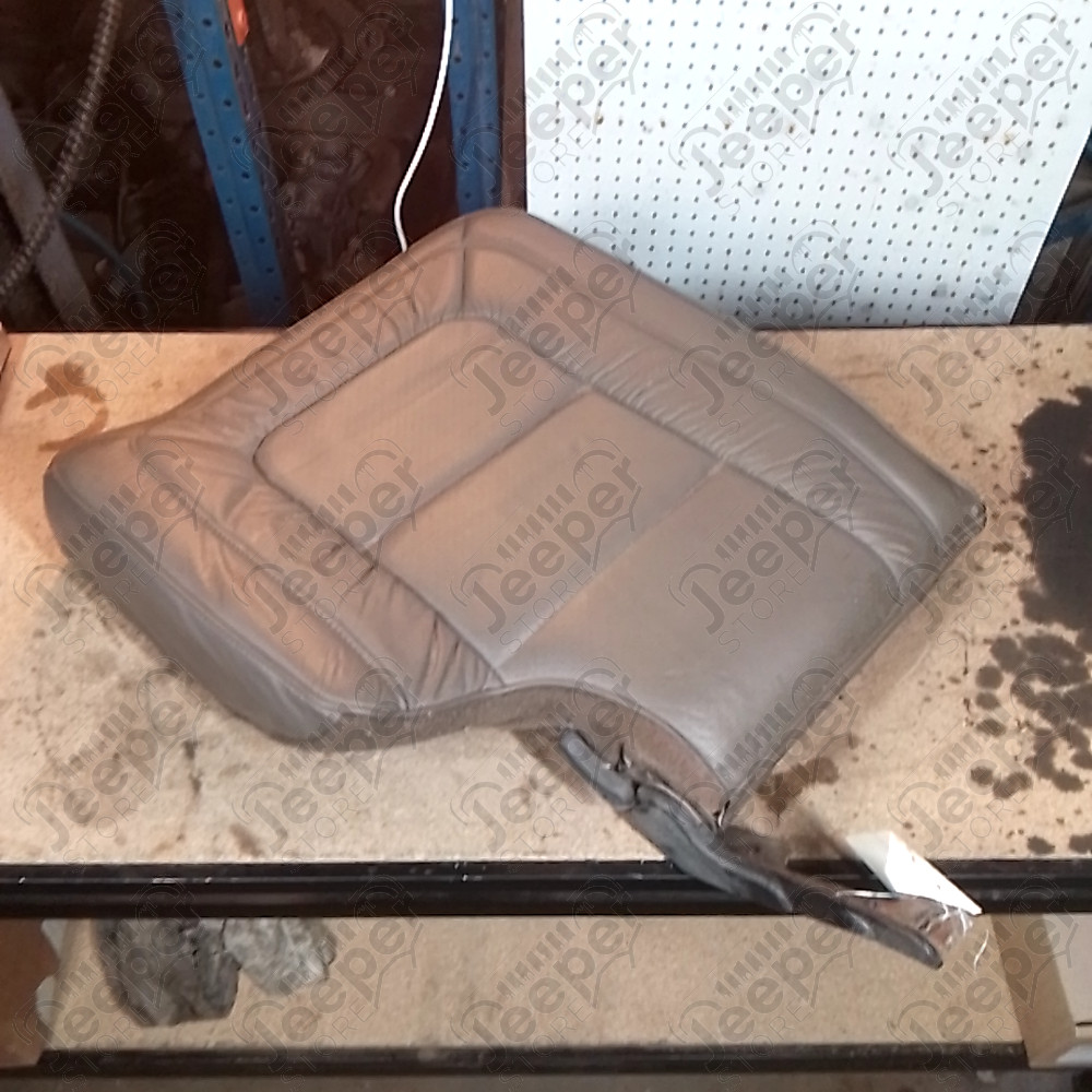 Occasion : Dossier 1/3 banquette arrière chocolat en cuir pour Jeep Grand Cherokee ZJ, ZG