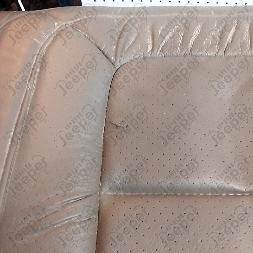 Occasion : Assise 2/3 banquette arrière chocolat en cuir pour Jeep Grand Cherokee ZJ, ZG
