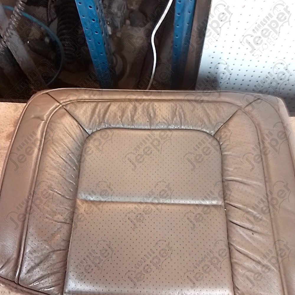 Occasion : Dossier 1/3 banquette arrière chocolat en cuir pour Jeep Grand Cherokee ZJ, ZG