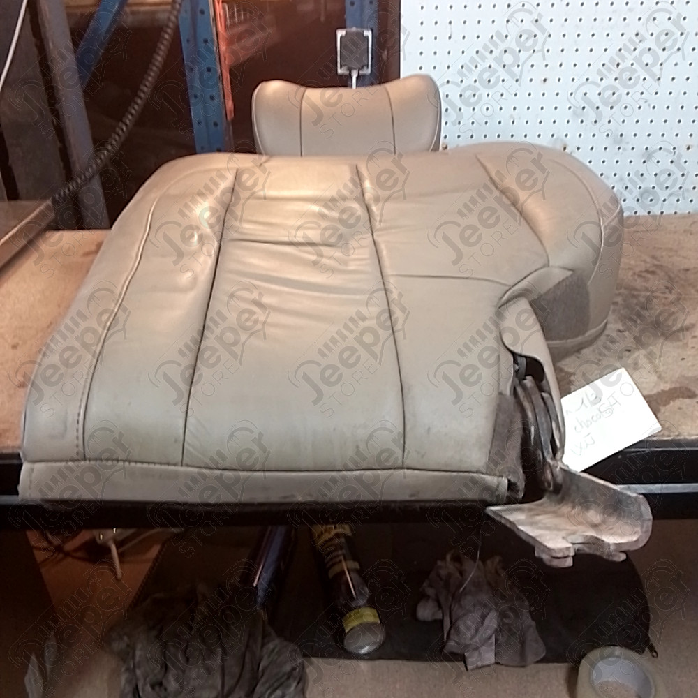 Occasion : Dossier 1/3 banquette arrière chocolat en cuir + appui tête pour Jeep Grand Cherokee WJ, WG