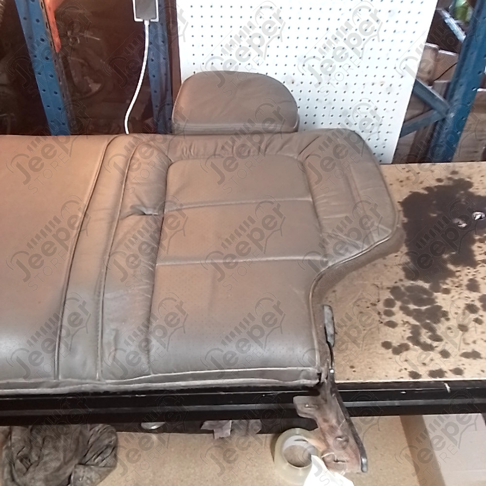 Occasion : Dossier 2/3 banquette arrière chocolat en cuir + appui tête pour Jeep Grand Cherokee ZJ, ZG