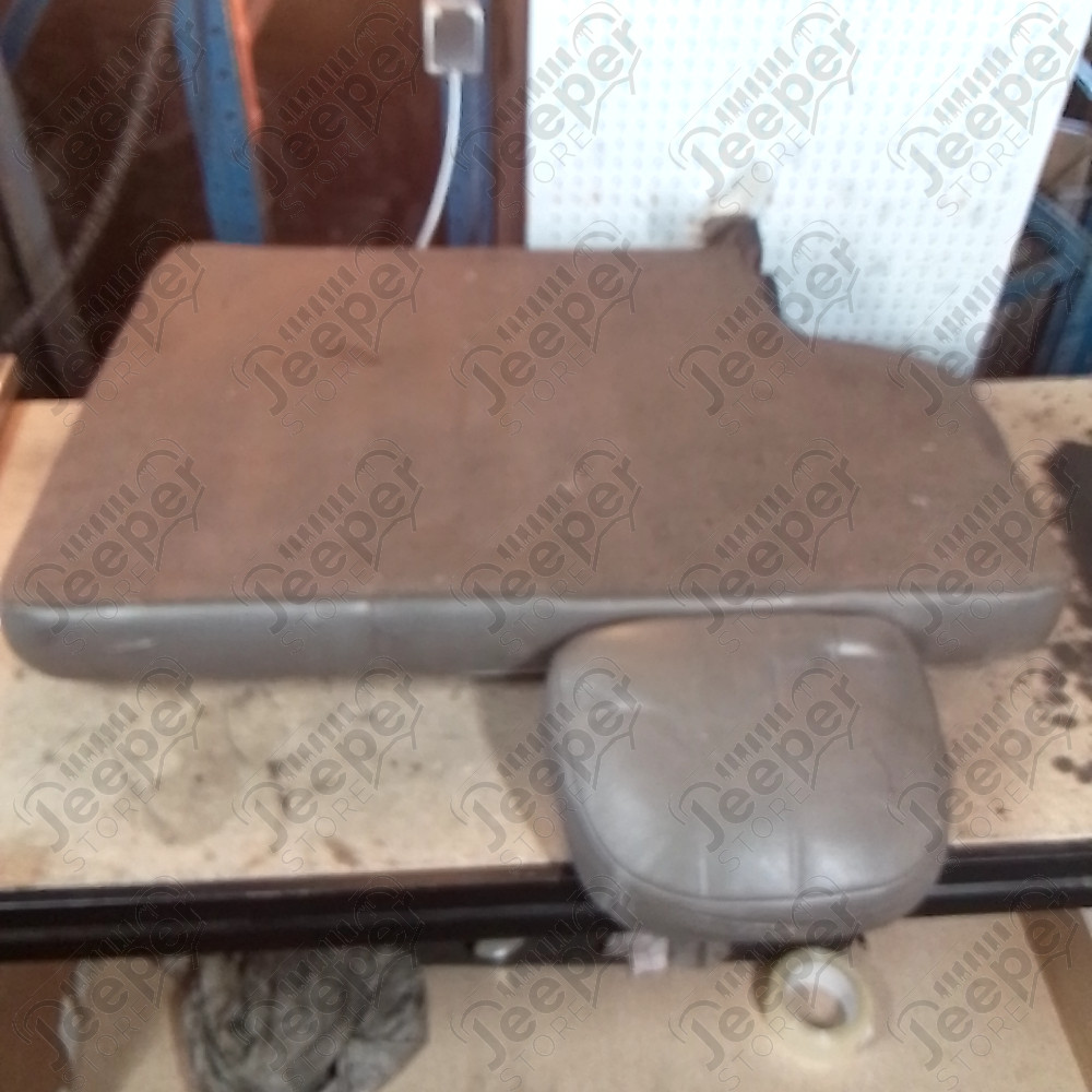 Occasion : Dossier 2/3 banquette arrière chocolat en cuir + appui tête pour Jeep Grand Cherokee ZJ, ZG