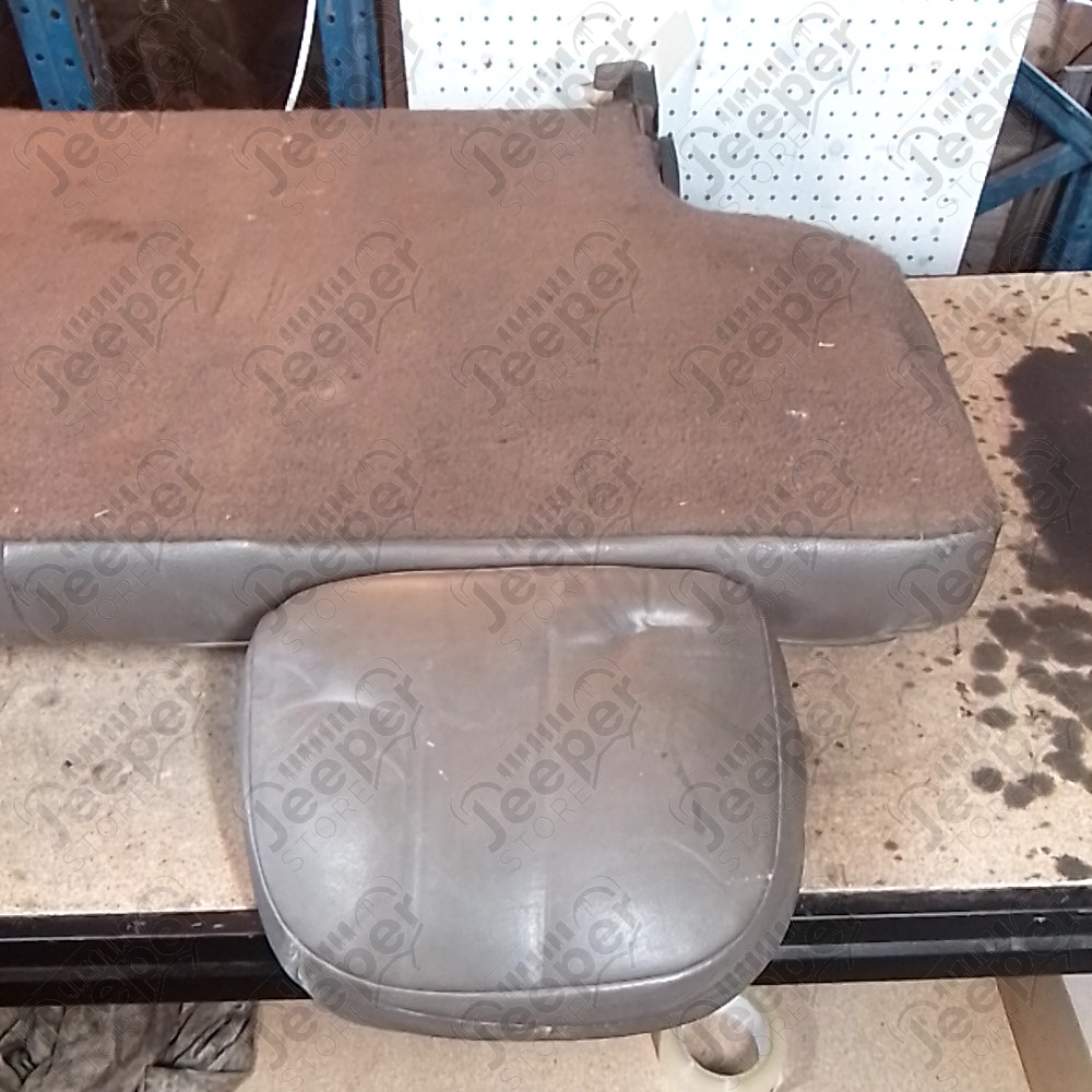 Occasion : Dossier 2/3 banquette arrière chocolat en cuir + appui tête pour Jeep Grand Cherokee ZJ, ZG