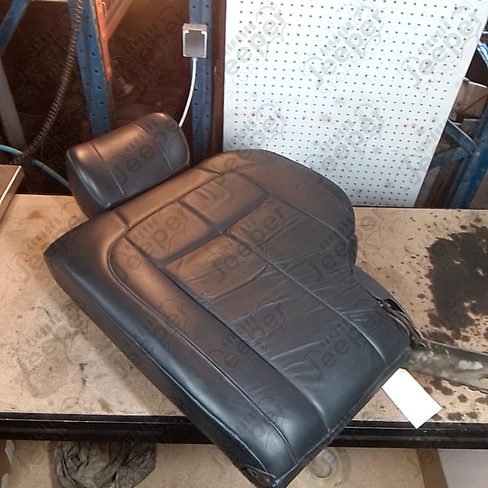 Occasion : Dossier 1/3 banquette arrière gris/noir en cuir + appui tête pour Jeep Grand Cherokee WJ, WG