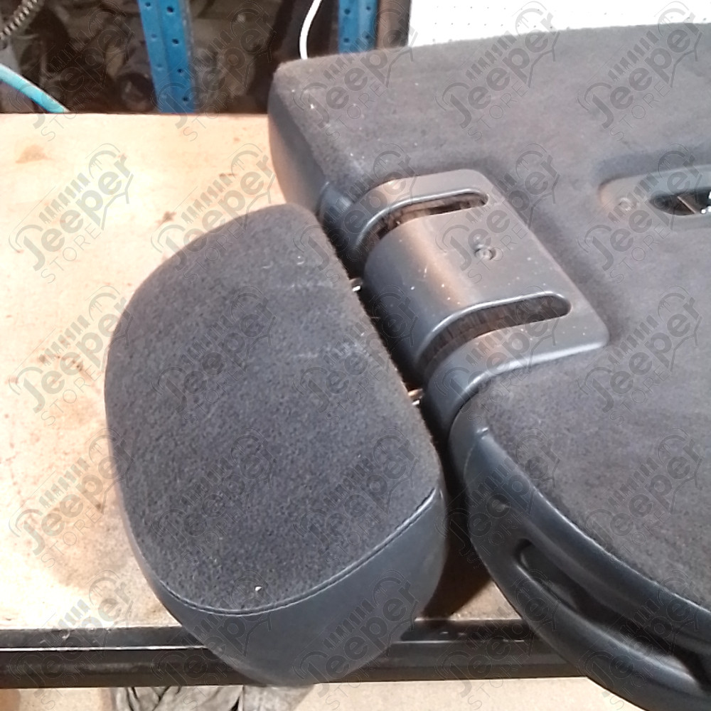 Occasion : Dossier 1/3 banquette arrière gris/noir en cuir + appui tête pour Jeep Grand Cherokee WJ, WG