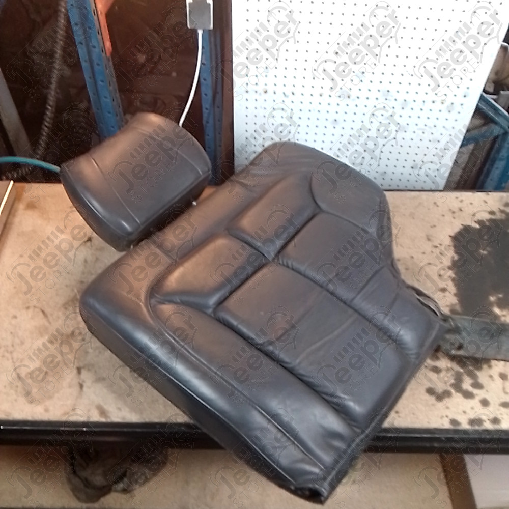 Occasion : Dossier 1/3 banquette arrière gris/noir en cuir + appui tête pour Jeep Grand Cherokee WJ, WG