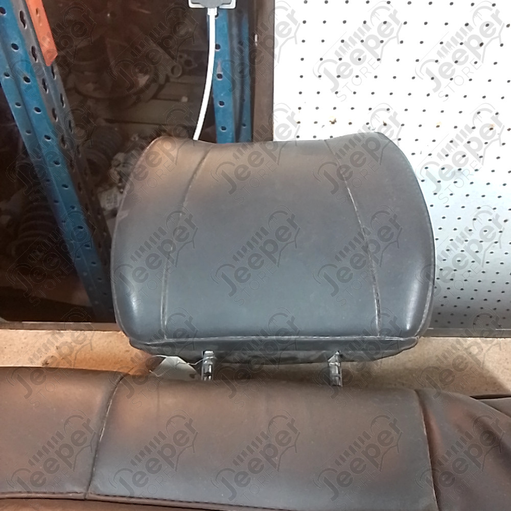 Occasion : Dossier 1/3 banquette arrière gris/noir en cuir + appui tête pour Jeep Grand Cherokee WJ, WG