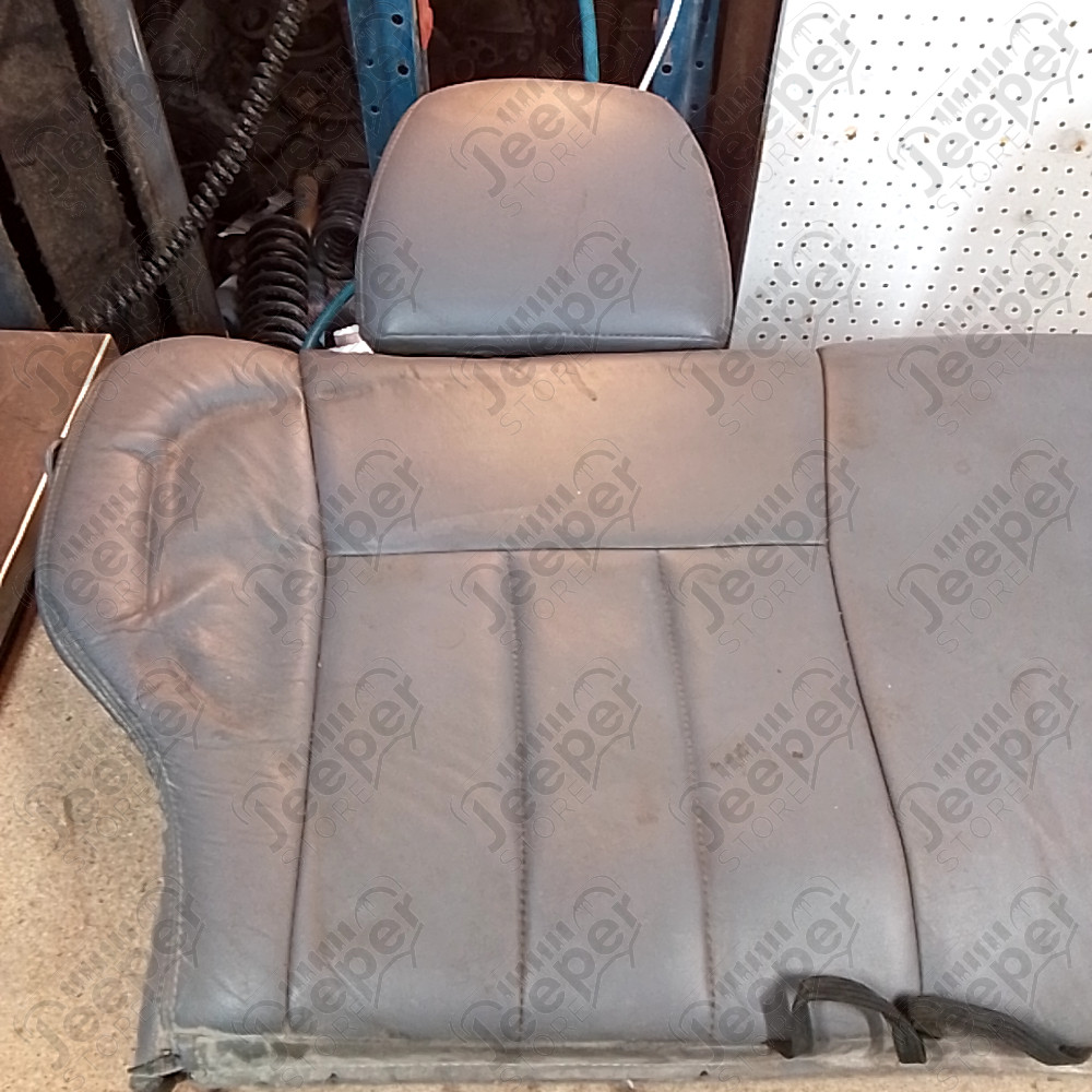 Occasion : Dossier banquette arrière gris en cuir + appuis tête pour Jeep Cherokee XJ