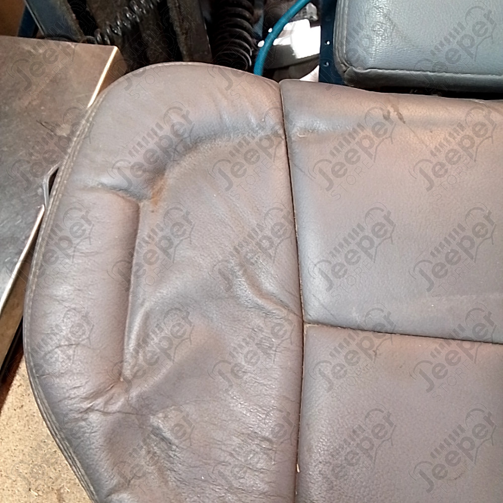 Occasion : Dossier banquette arrière gris en cuir + appuis tête pour Jeep Cherokee XJ