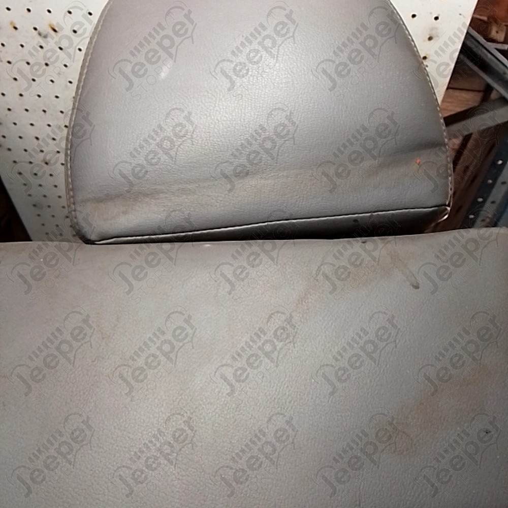 Occasion : Dossier banquette arrière gris en cuir + appuis tête pour Jeep Cherokee XJ