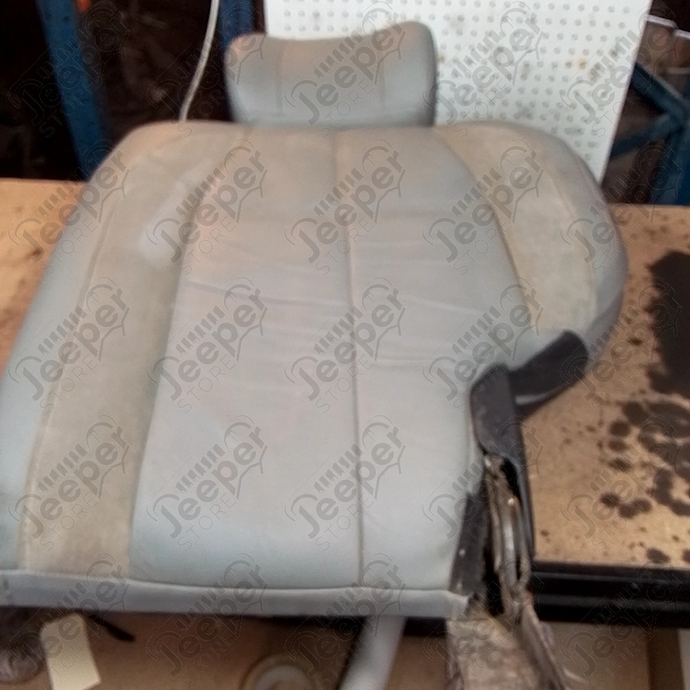 Occasion : Dossier 1/3 banquette arrière gris en cuir/alcantara + appui tête pour Jeep Grand Cherokee WJ, WG