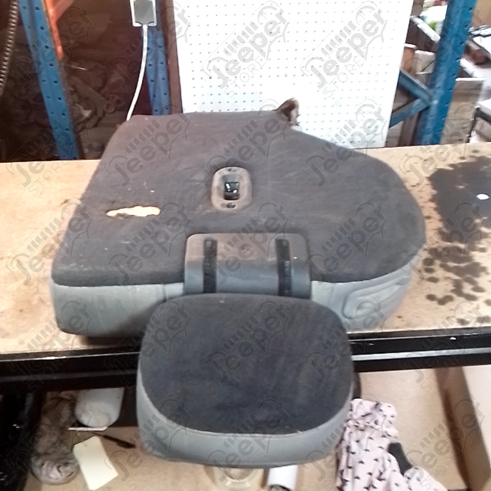 Occasion : Dossier 1/3 banquette arrière gris en cuir/alcantara + appui tête pour Jeep Grand Cherokee WJ, WG
