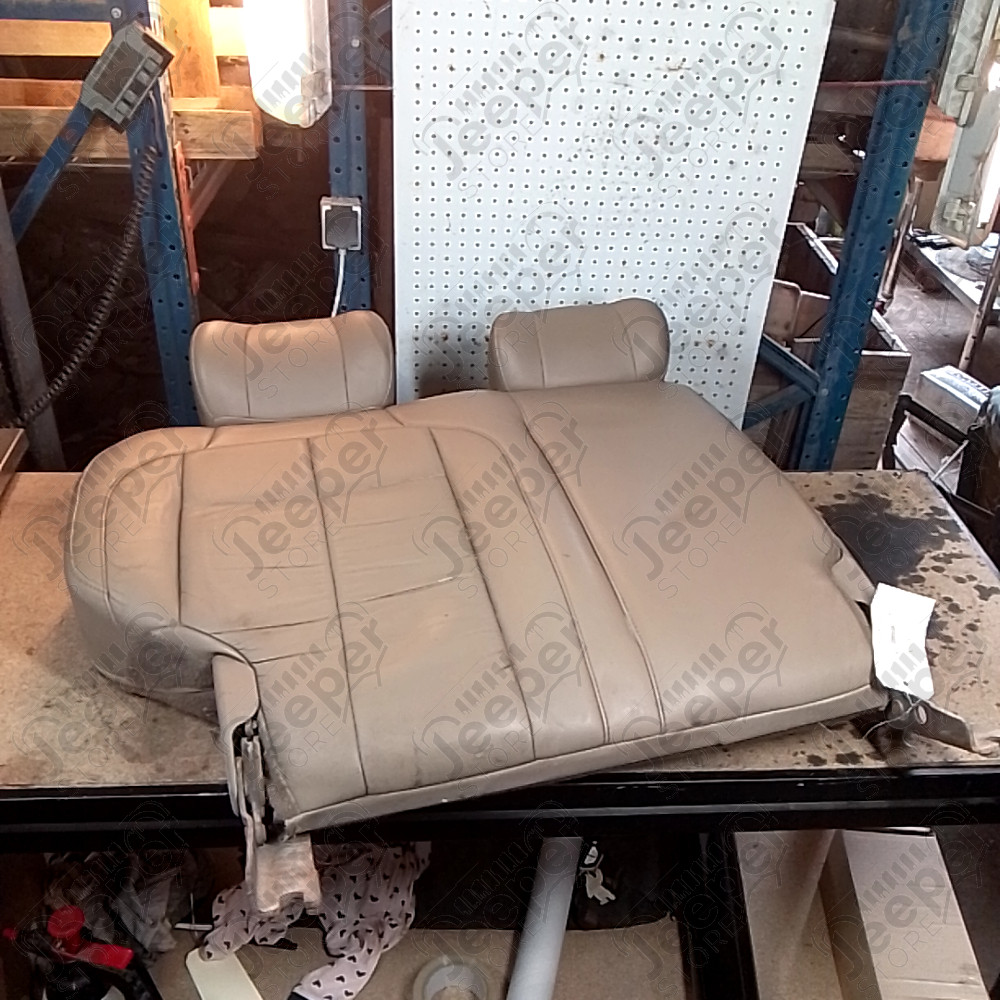 Occasion : Dossier 2/3 banquette arrière chocolat en cuir pour Jeep Grand Cherokee WJ, WG