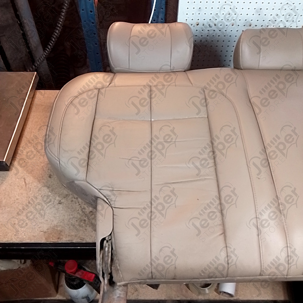 Occasion : Dossier 2/3 banquette arrière chocolat en cuir pour Jeep Grand Cherokee WJ, WG