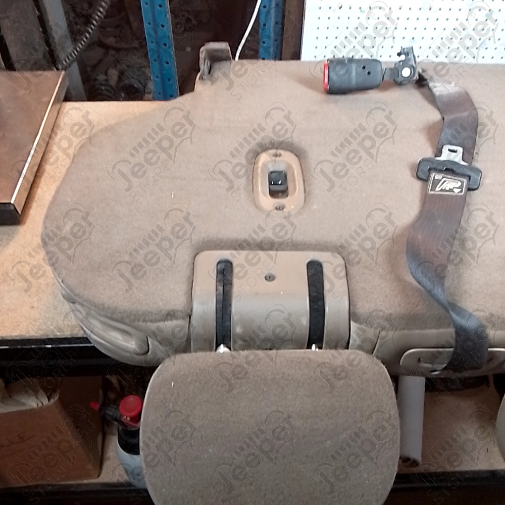 Occasion : Dossier 2/3 banquette arrière chocolat en cuir pour Jeep Grand Cherokee WJ, WG
