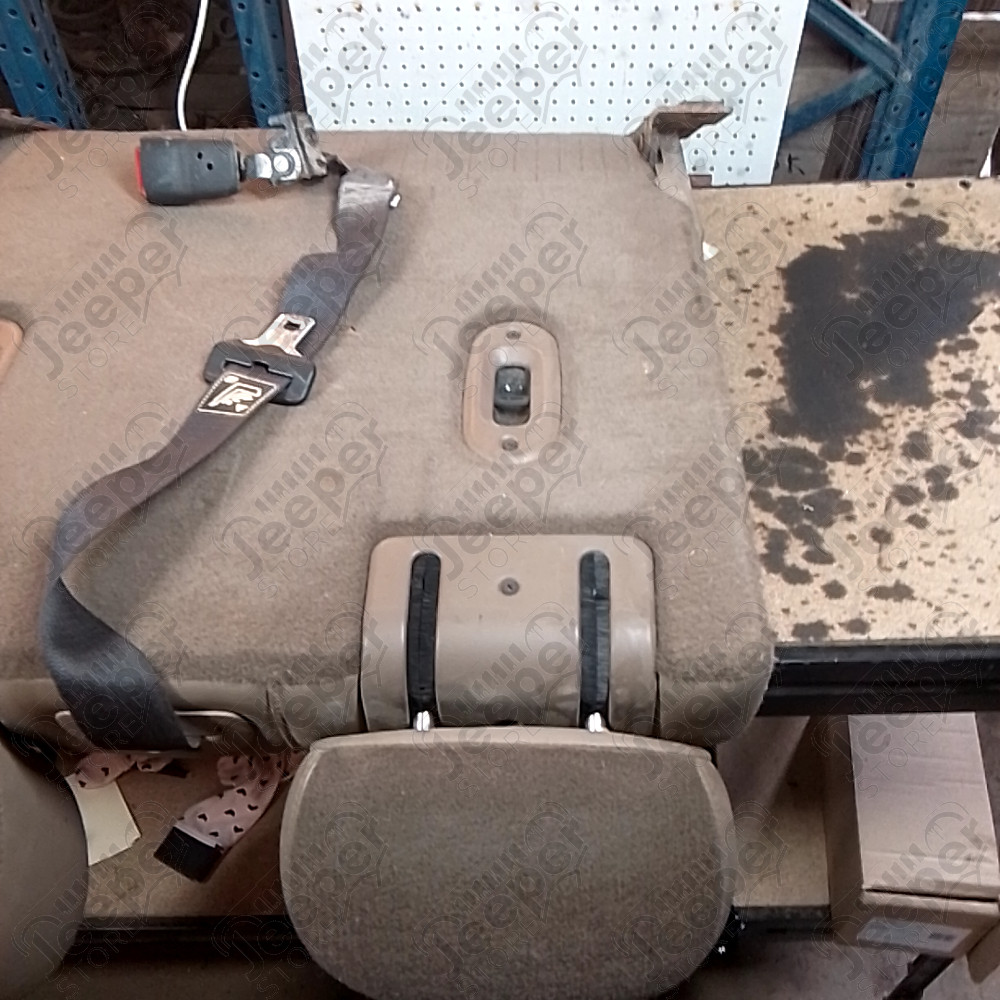 Occasion : Dossier 2/3 banquette arrière chocolat en cuir pour Jeep Grand Cherokee WJ, WG