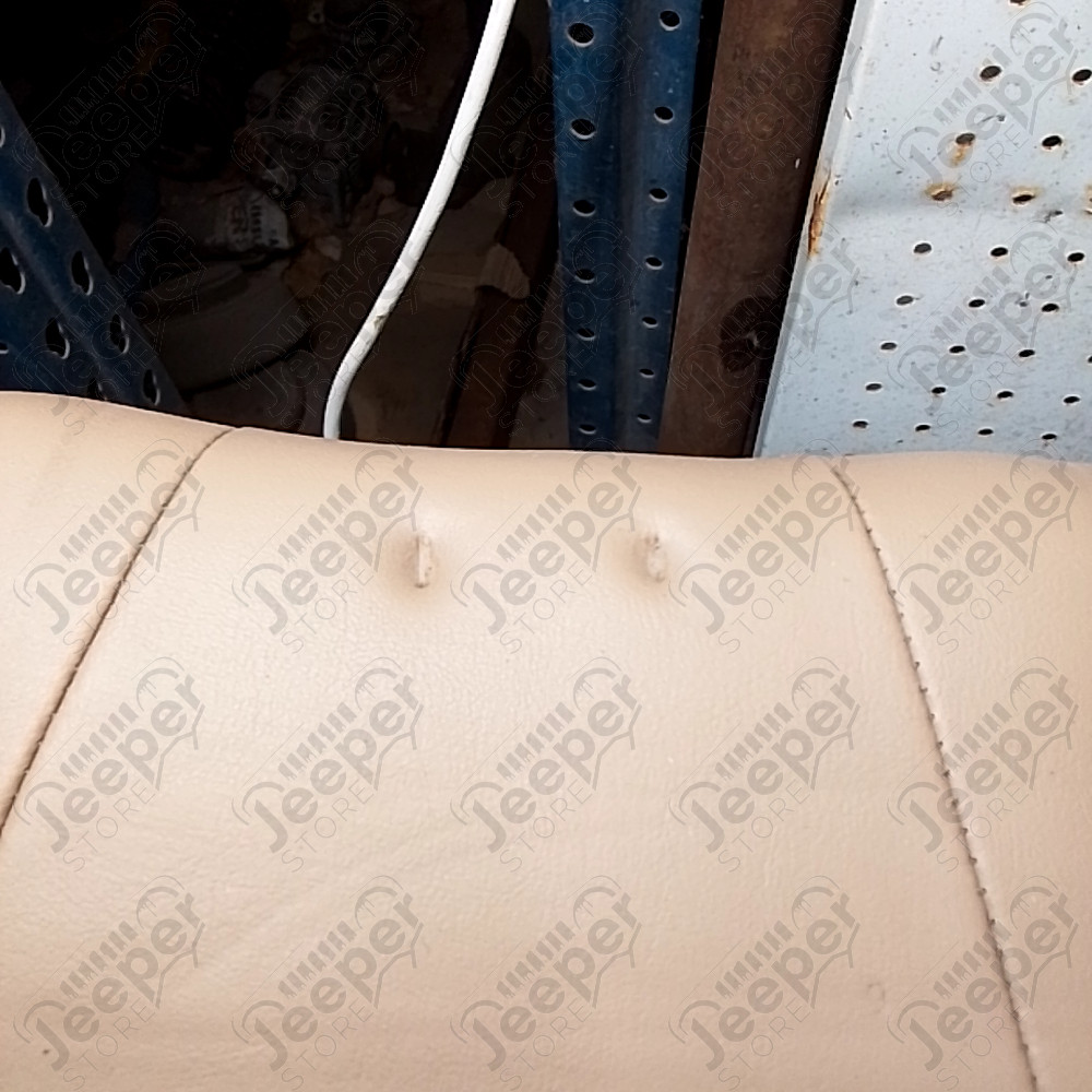 Occasion : Dossier 2/3 banquette arrière beige en cuir + appui tête pour Jeep Grand Cherokee WJ, WG