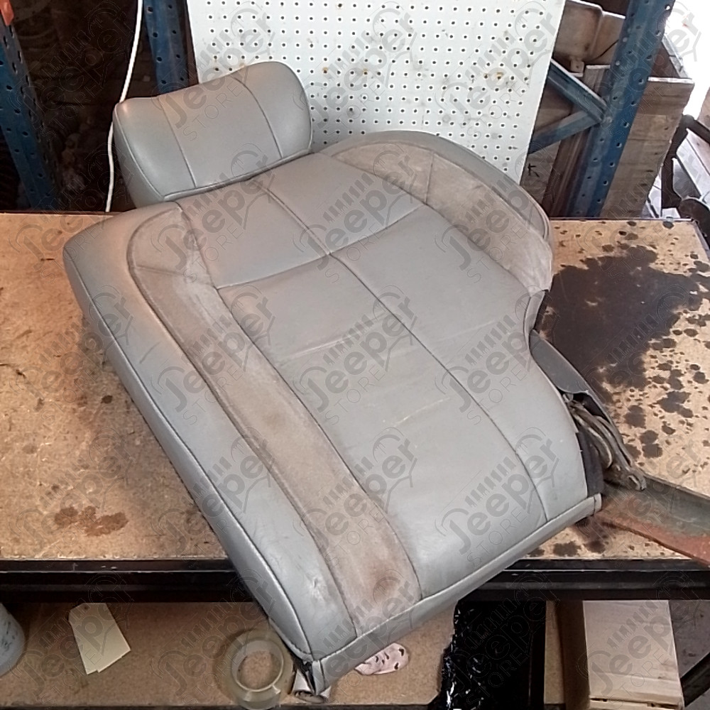 Occasion : Dossier 1/3 banquette arrière gris en alcantara/cuir + appui tête pour Jeep Grand Cherokee WJ, WG