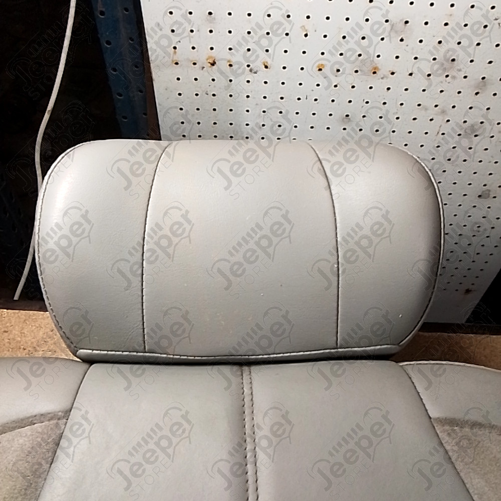 Occasion : Dossier 1/3 banquette arrière gris en alcantara/cuir + appui tête pour Jeep Grand Cherokee WJ, WG