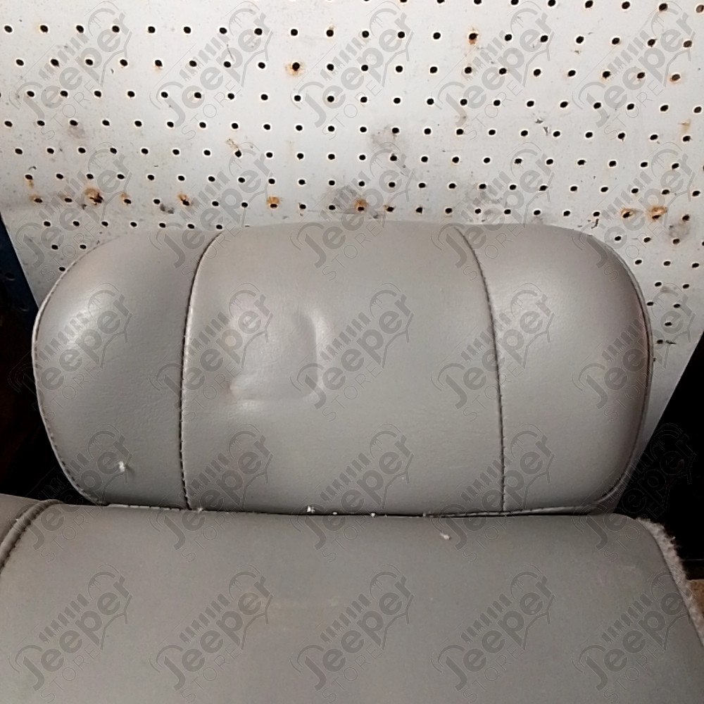 Occasion : Dossier 2/3 banquette arrière gris en alcantara/cuir + appui tête pour Jeep Grand Cherokee WJ, WG