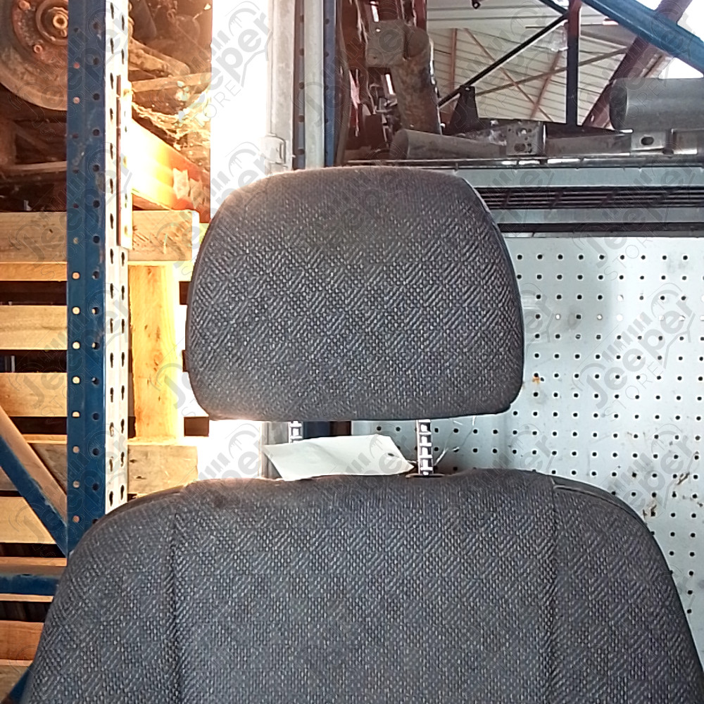 Occasion : Siège passager gris en tissu/cuir (sans socle) + appui tête pour Jeep Cherokee XJ