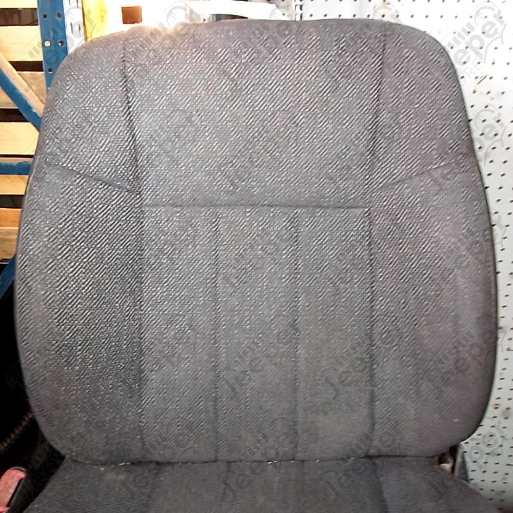 Occasion : Siège passager gris en tissu/cuir (sans socle) + appui tête pour Jeep Cherokee XJ