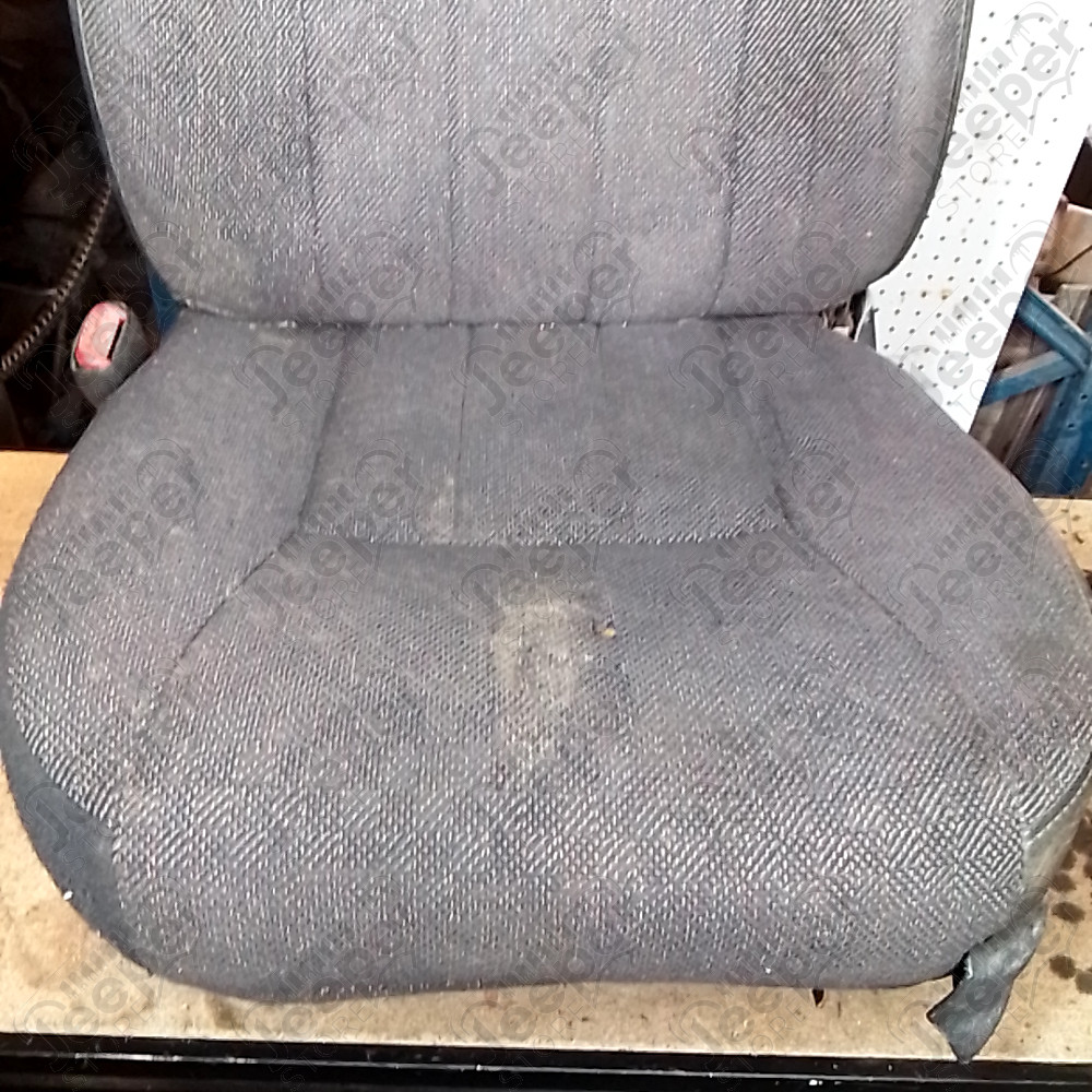 Occasion : Siège passager gris en tissu/cuir (sans socle) + appui tête pour Jeep Cherokee XJ