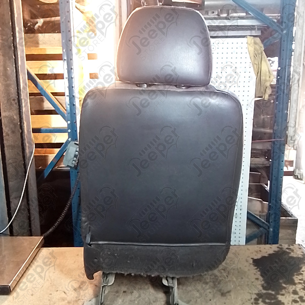 Occasion : Siège passager gris en tissu/cuir (sans socle) + appui tête pour Jeep Cherokee XJ