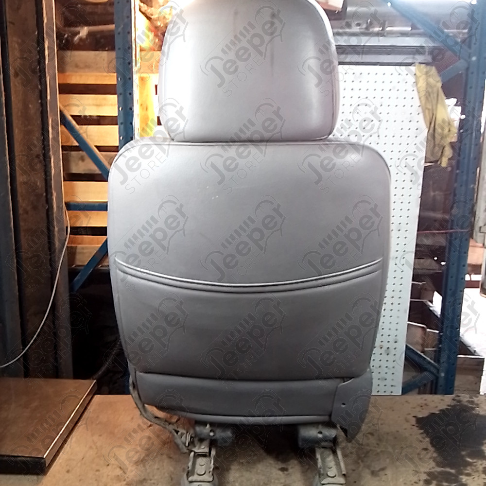 Occasion : Siège passager gris en cuir (sans son socle) + appui tête pour Jeep Grand Cherokee ZJ, ZG