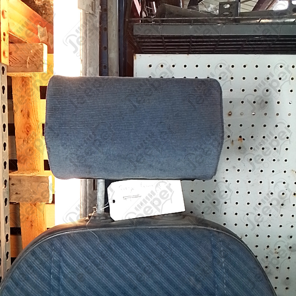 Occasion : Siège conducteur bleu en tissu (sans son socle) + appui tête pour Jeep Cherokee XJ