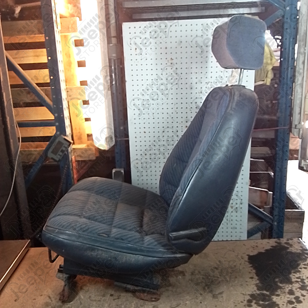 Occasion : Siège conducteur bleu en tissu (sans son socle) + appui tête pour Jeep Cherokee XJ