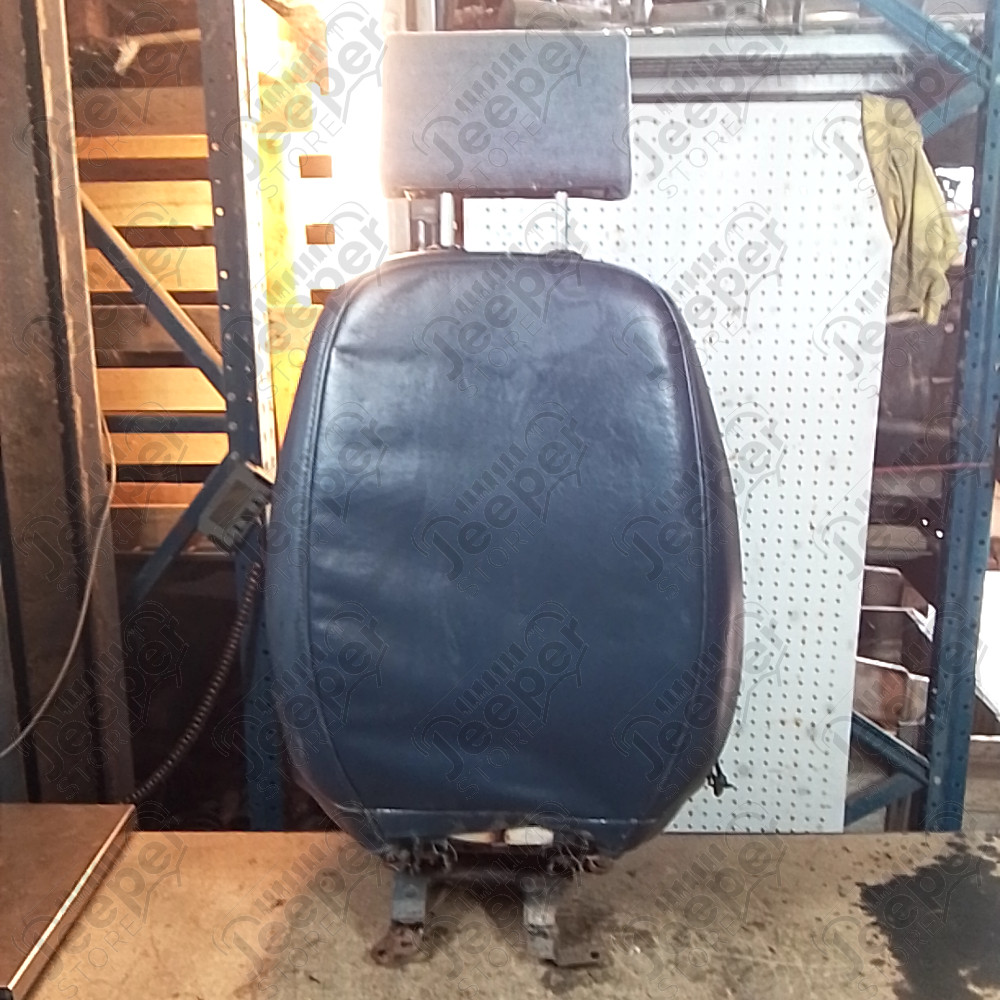 Occasion : Siège conducteur bleu en tissu (sans son socle) + appui tête pour Jeep Cherokee XJ