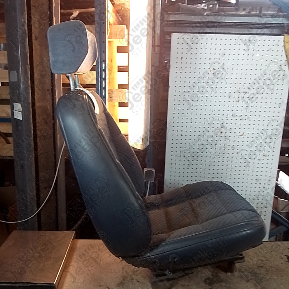 Occasion : Siège conducteur bleu en tissu (sans son socle) + appui tête pour Jeep Cherokee XJ