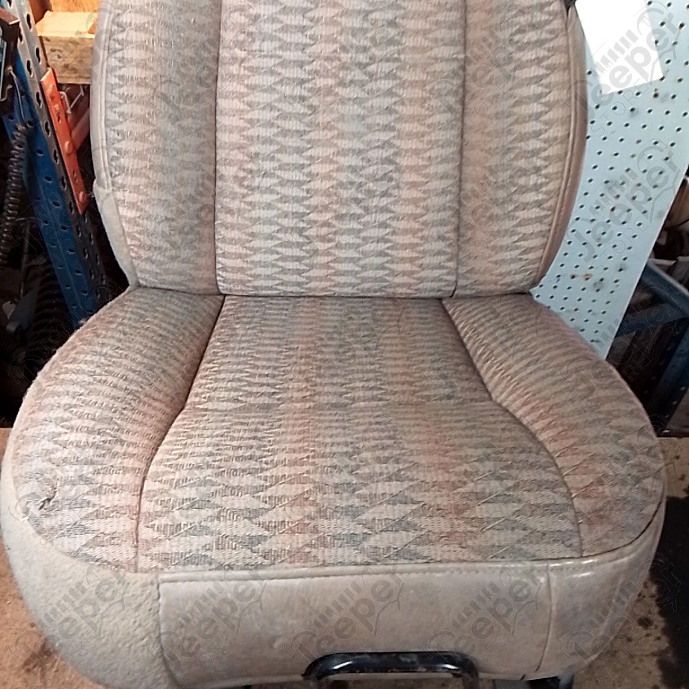 Occasion : Siège conducteur marron en tissu (sans son socle) pour Jeep Wrangler TJ