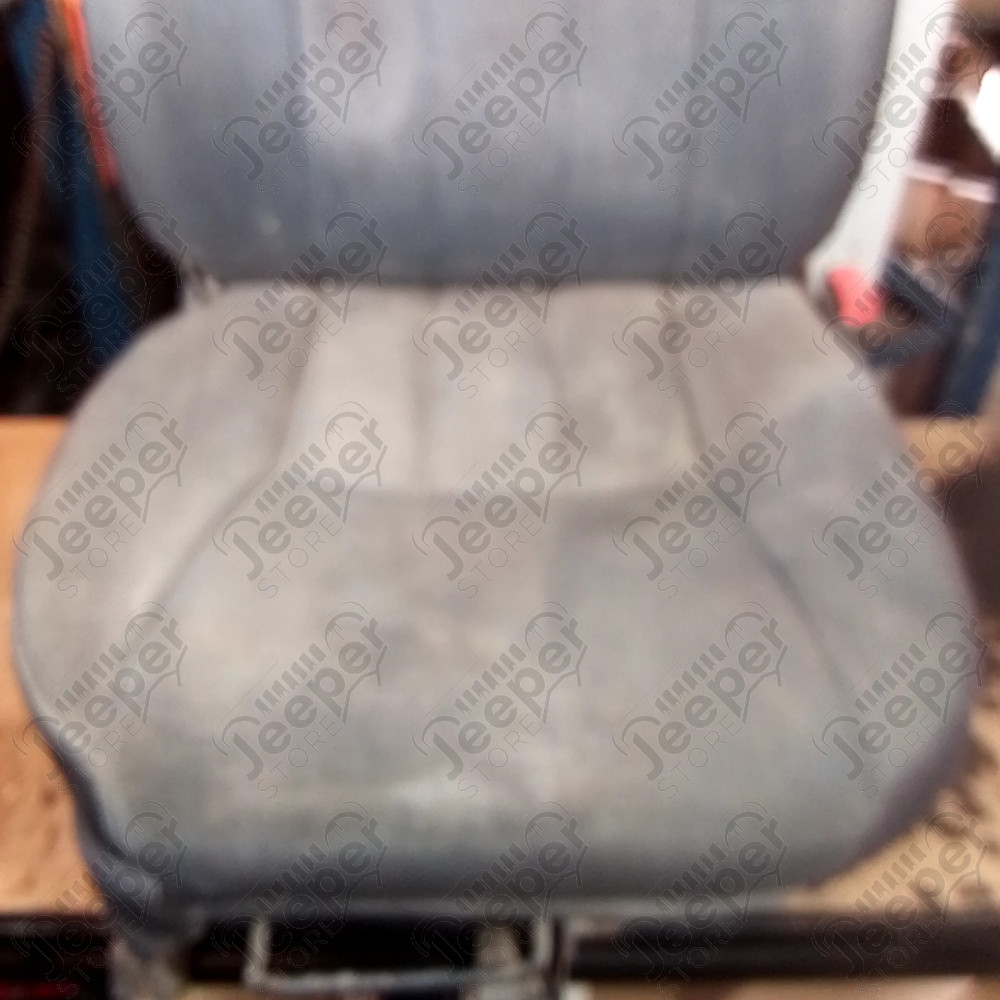 Occasion : Siège passager gris/noir en tissu/cuir (sans son socle) + appui tête pour Jeep Cherokee XJ