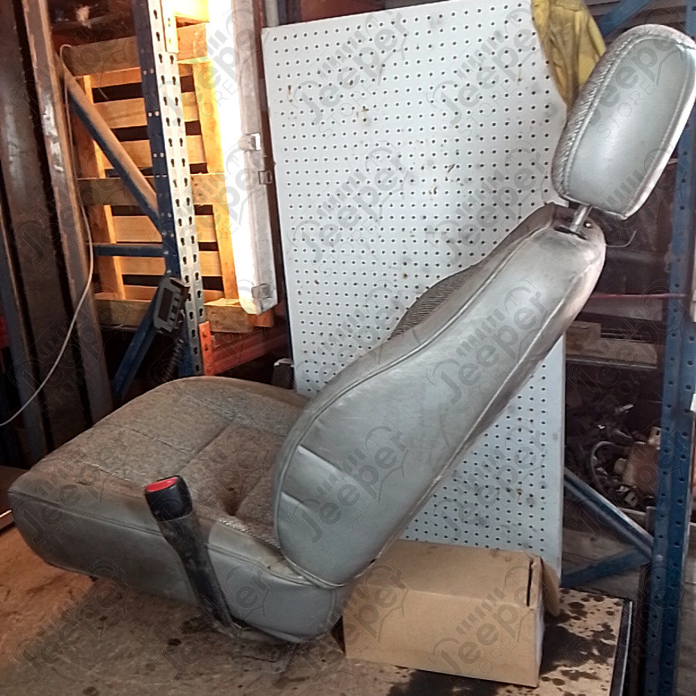 Occasion : Siège passager gris en tissu/cuir (sans son socle) pour Jeep Cherokee XJ