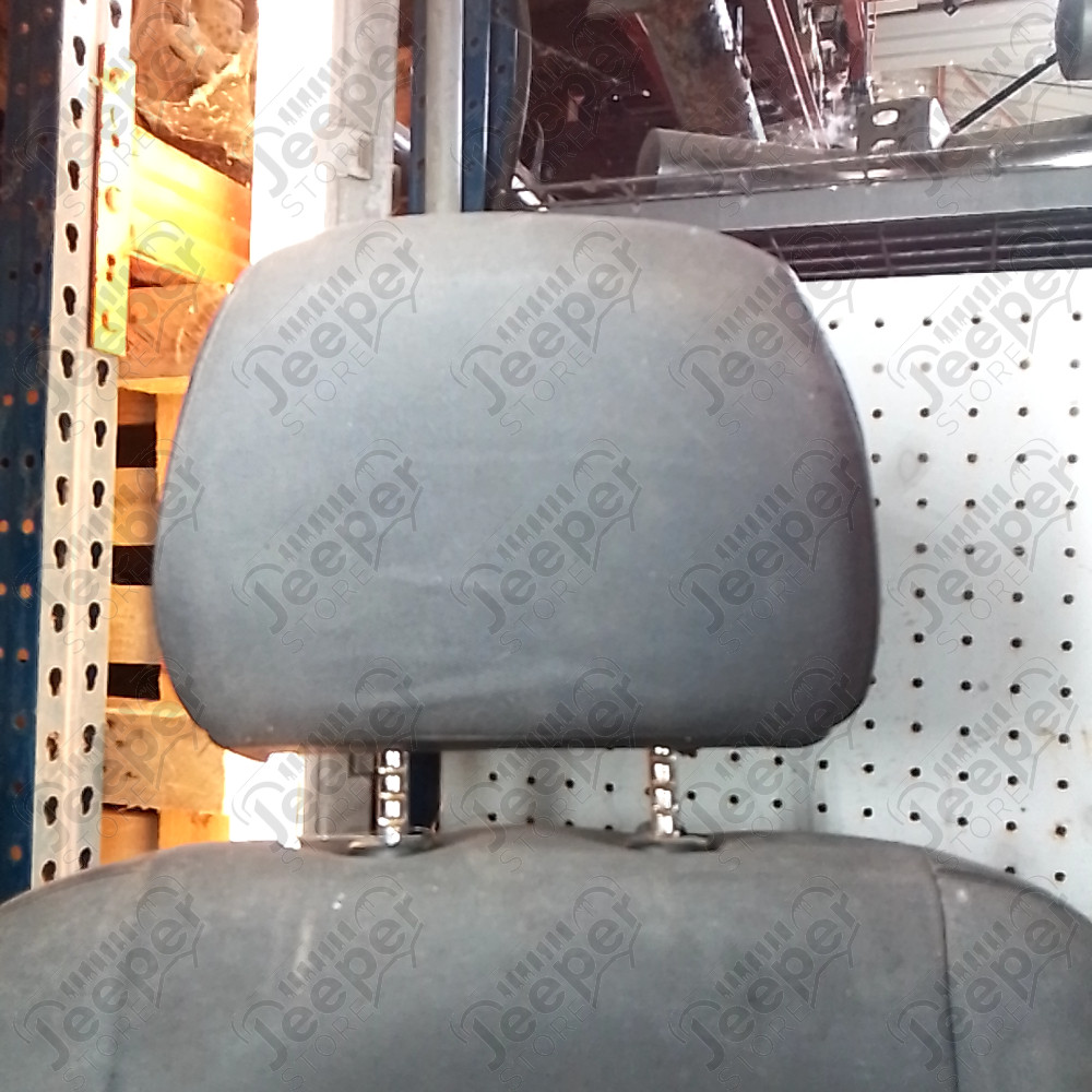 Occasion : Siège conducteur gris/noir en tissu/cuir (sans son socle) pour Jeep Cherokee XJ
