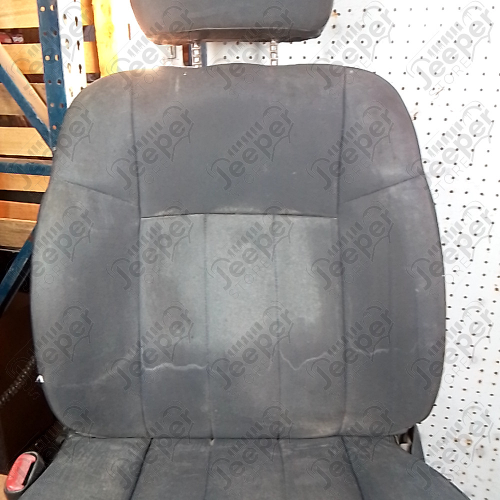 Occasion : Siège conducteur gris/noir en tissu/cuir (sans son socle) pour Jeep Cherokee XJ