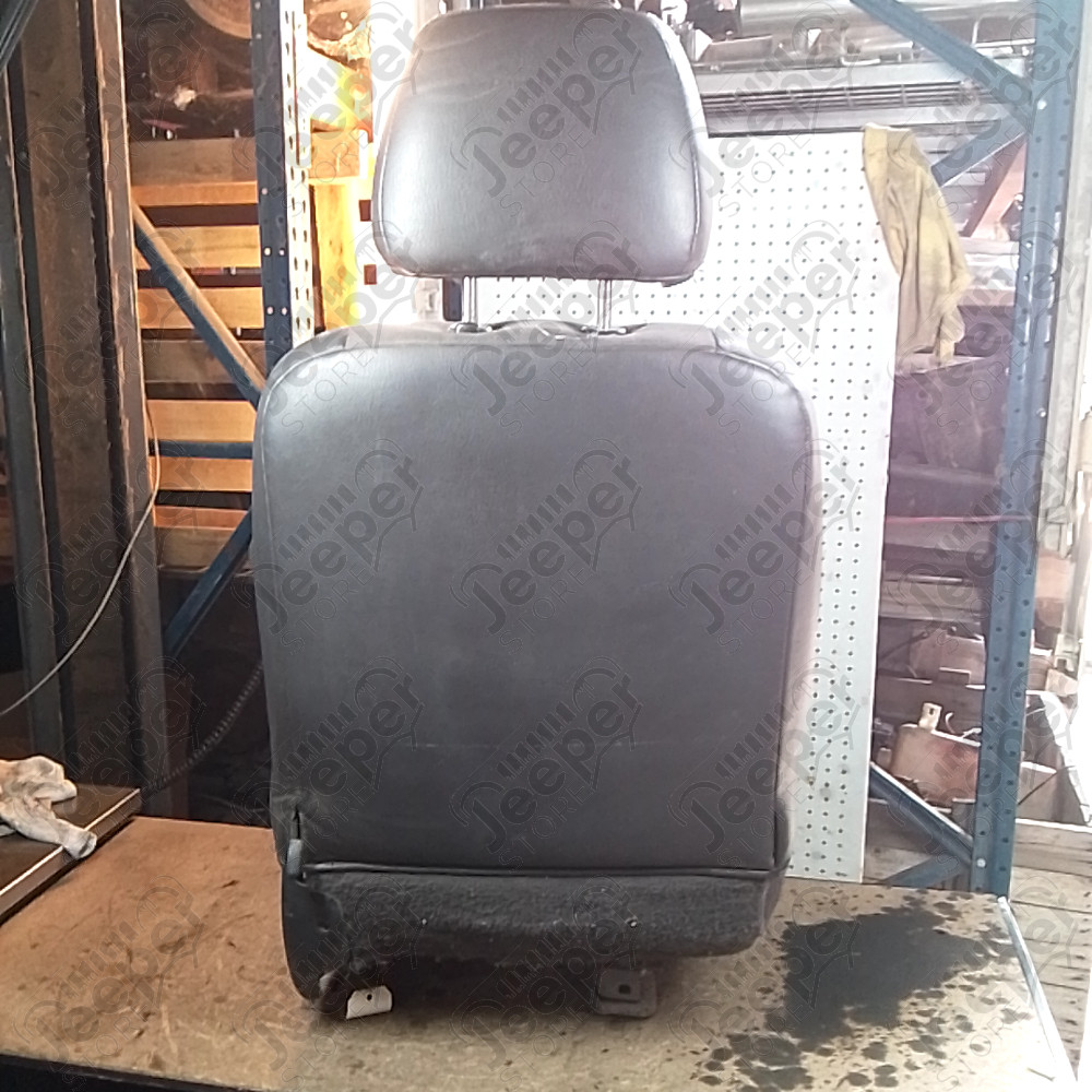 Occasion : Siège conducteur gris/noir en tissu/cuir (sans son socle) pour Jeep Cherokee XJ