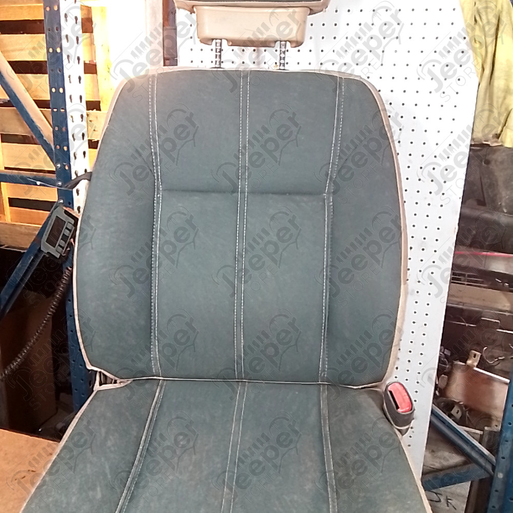 Occasion : Siège passager version Sahara marron/vert en tissu pour Jeep Wrangler TJ