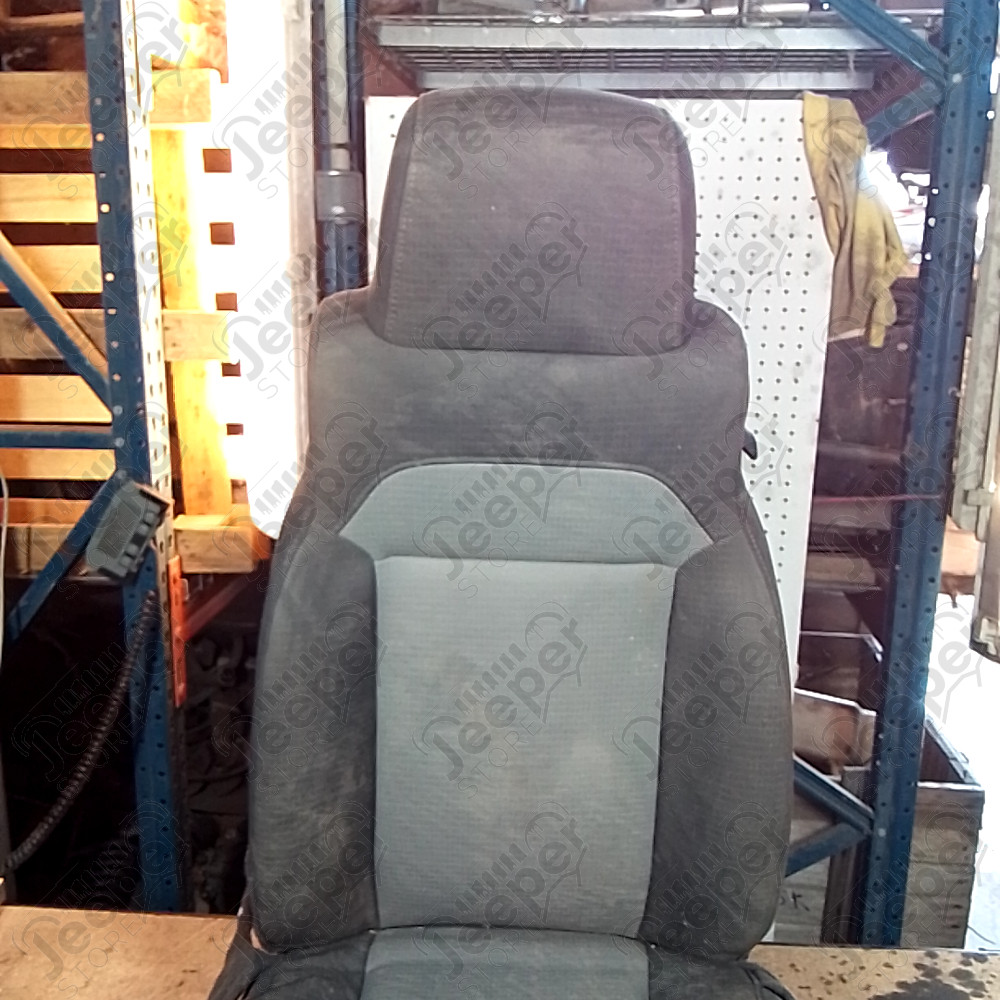 Occasion : Siège conducteur gris/noir en cuir en tissu pour Jeep Wrangler TJ