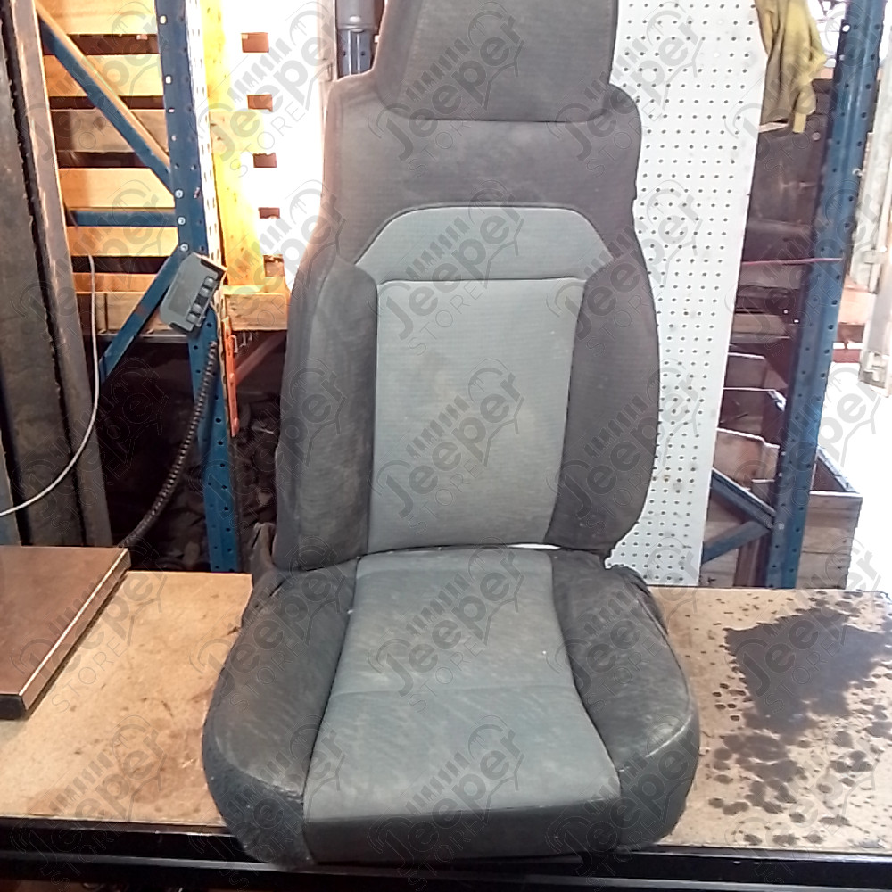 Occasion : Siège conducteur gris/noir en cuir en tissu pour Jeep Wrangler TJ
