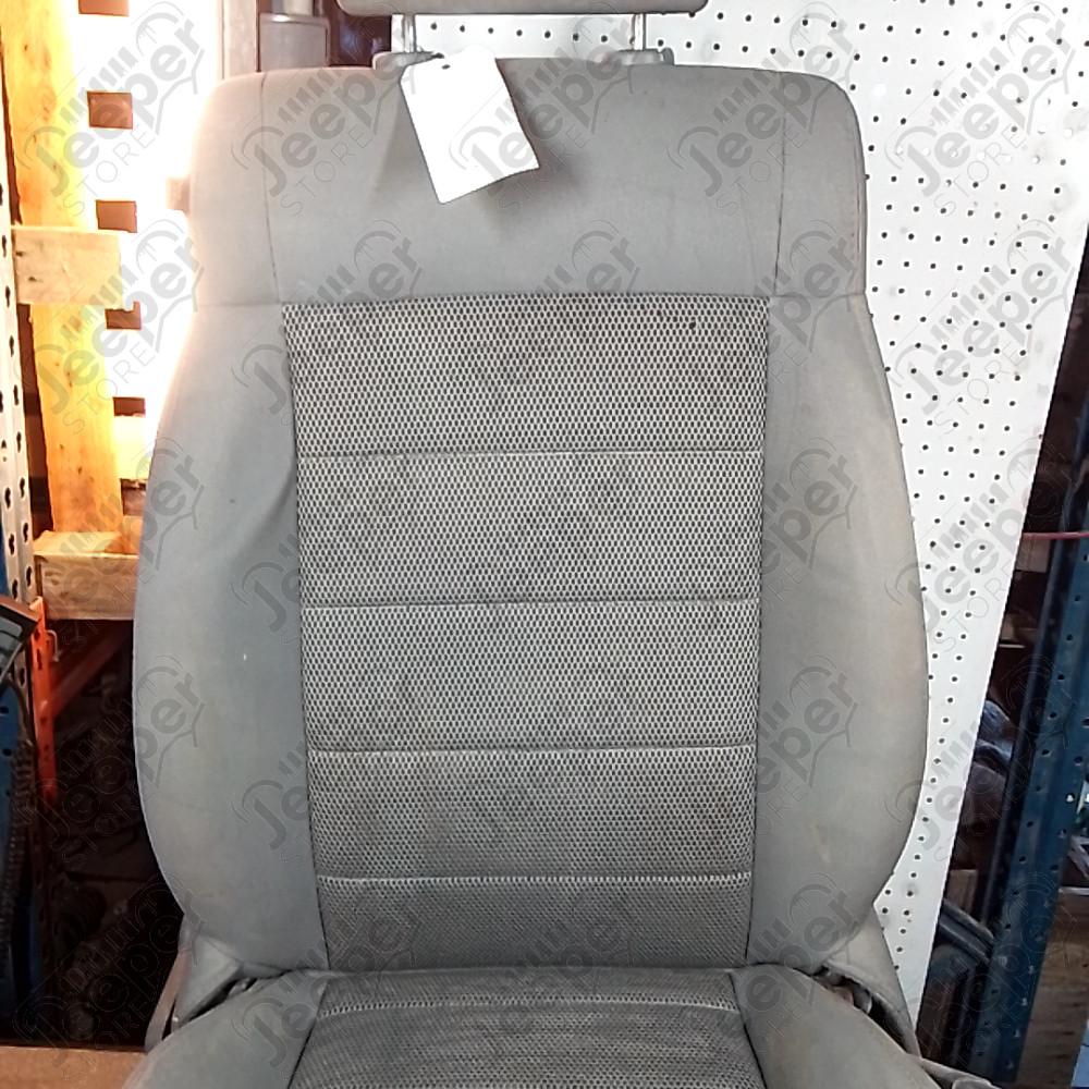 Occasion : Siège passager gris en tissu pour Jeep Wrangler JK