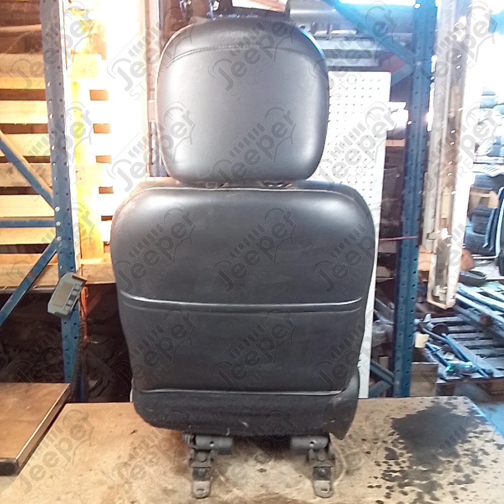 Occasion : Siège passager gris/noir en cuir (sans son socle) pour Jeep Grand Cherokee WJ, WG
