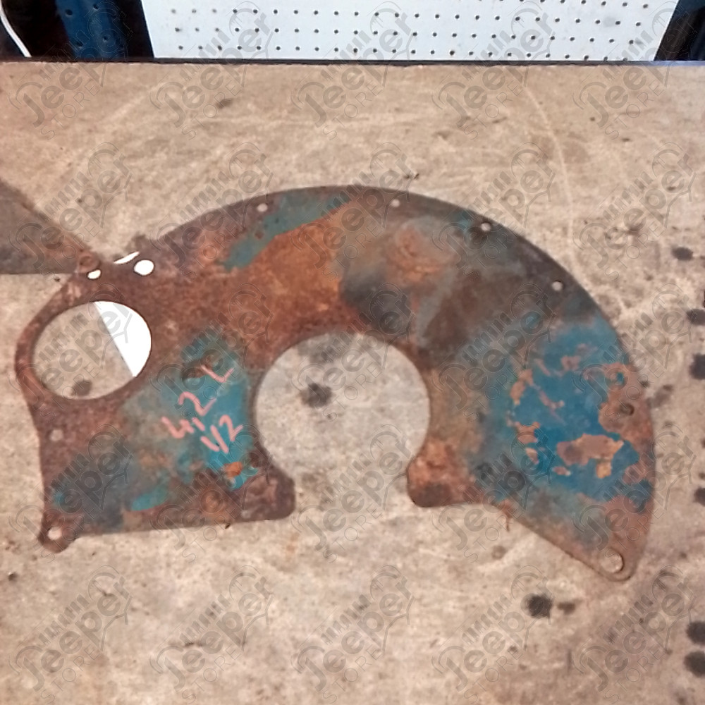 Occasion : Plaque fermeture boîte pour 4,2L essence avec boite manuelle. pour Jeep CJ7, CJ8, YJ